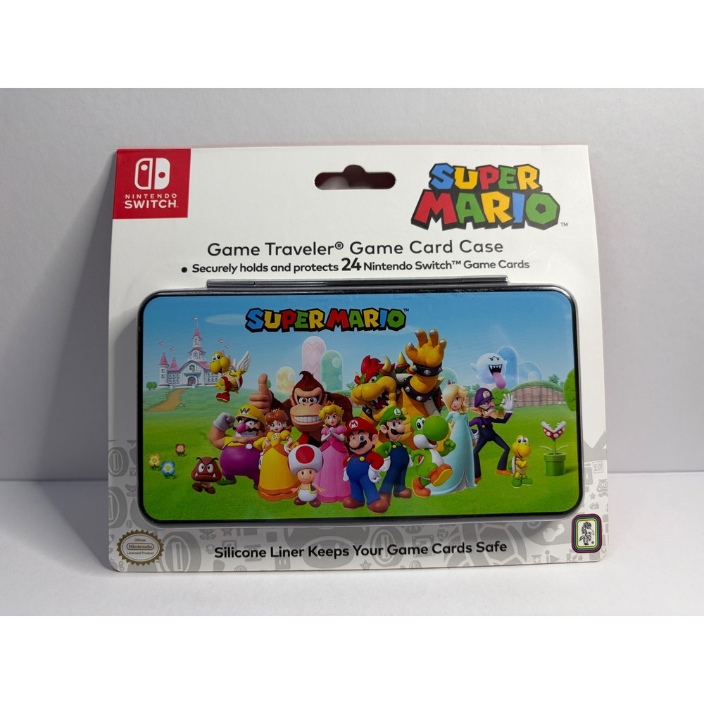 Nintendo Switch Super Mario Game Traveler 24 Card Case RDS Industries GCC24SM